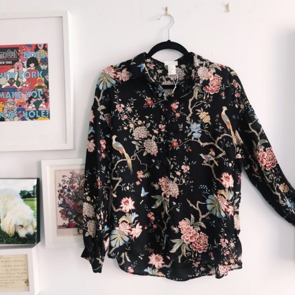 GP&J BAKER x H&M Floral Button-Up Shirt